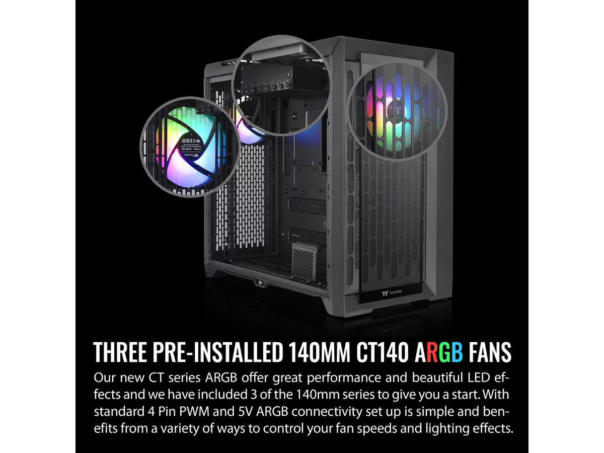 Full Tower with Tempered Glass Front & Side Panel D821960