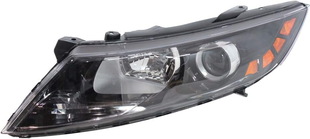 Black Housing Headlight Pair for Kia Optima 2011 2012 2013 2014 U356