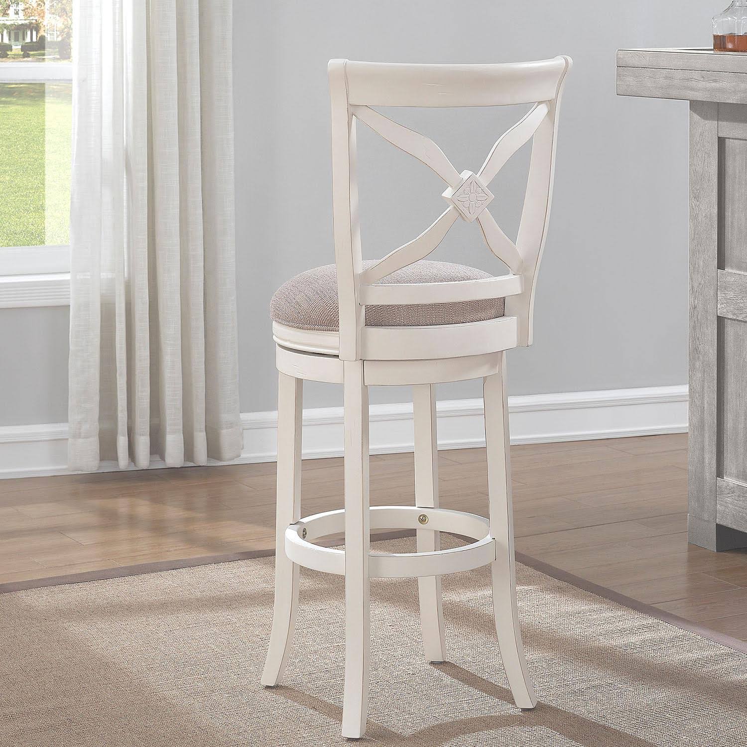 White Swivel Counter Stool U82840