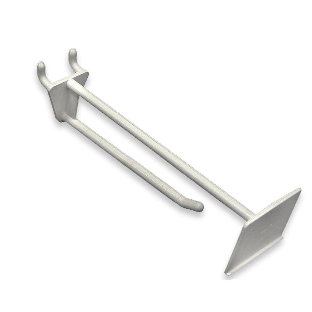50-Pack White Glass-Filled Nylon Pegboard Hook N560