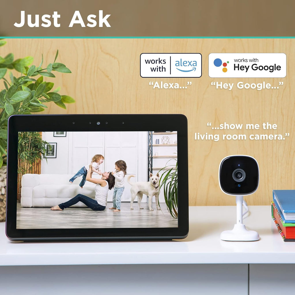 iHome Insight Smart Indoor Camera, Wi-Fi Camera with 2-Way Audio, Night Vision, Motion Alerts, 2 Pack A7146