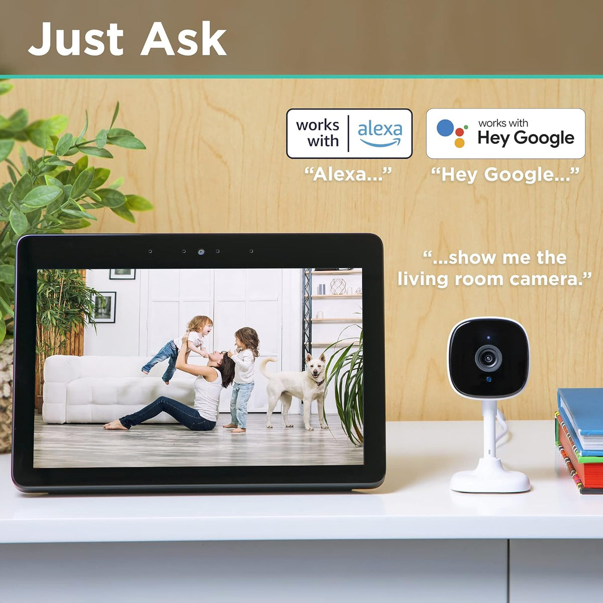 iHome Insight Smart Indoor Camera, Wi-Fi Camera with 2-Way Audio, Night Vision, Motion Alerts, 2 Pack A7146
