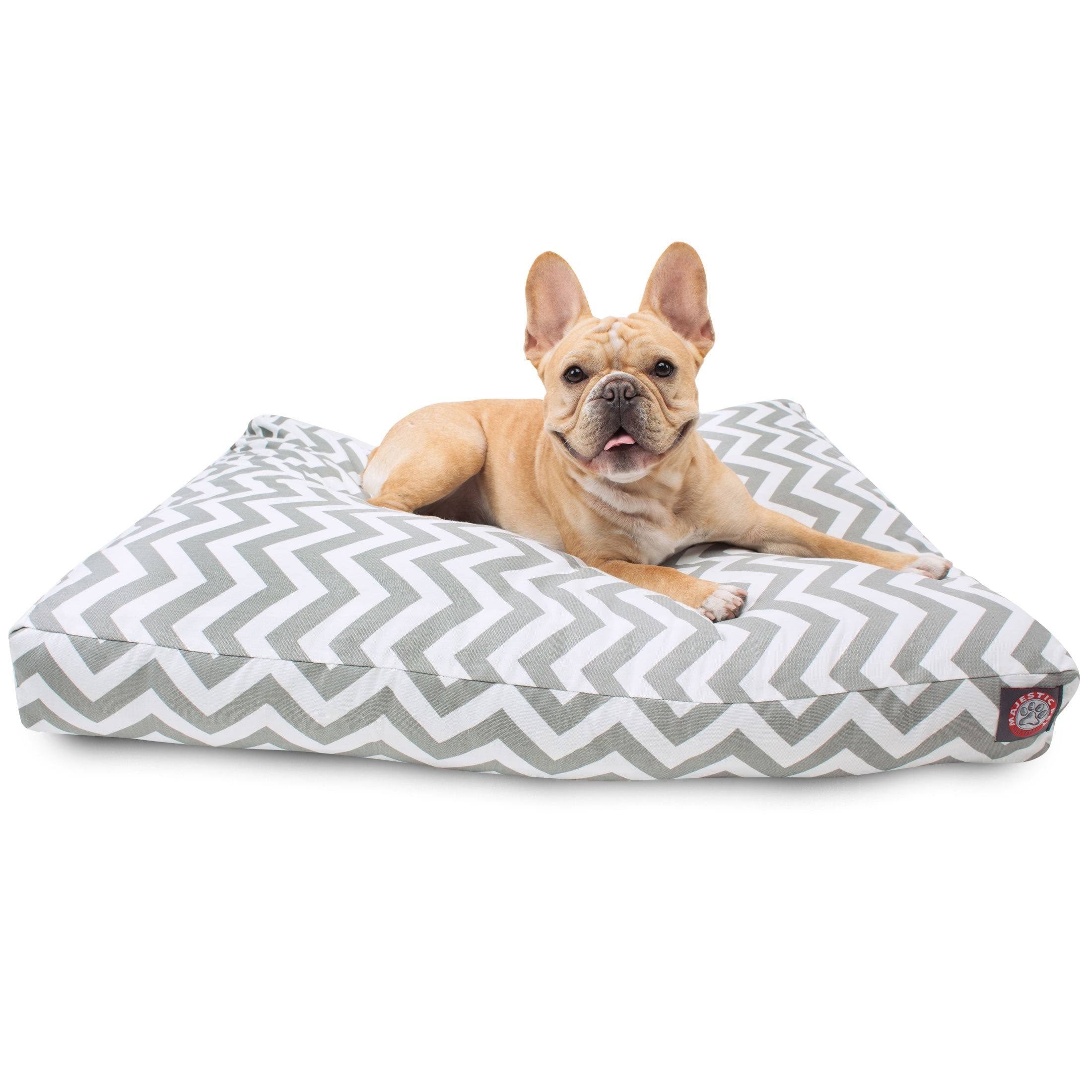 Black Extra Large Rectangle Dog Bed M872