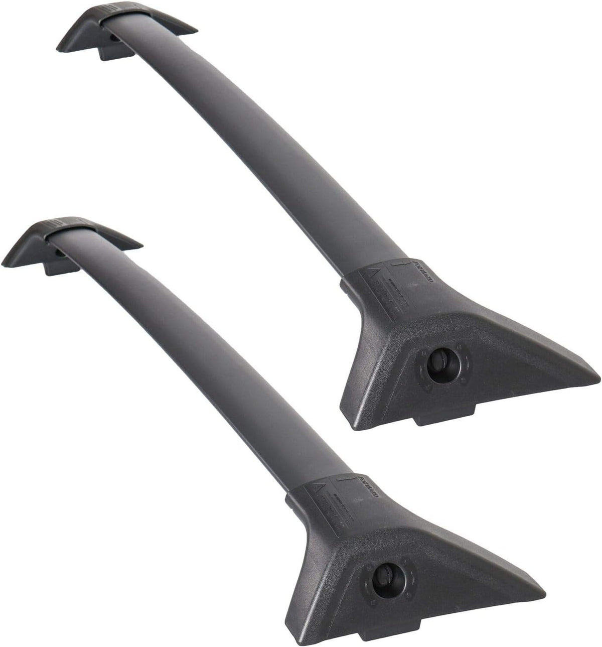 Roof Rack Cross Bars for Toyota RAV4 2019 2022 Aluminum Black P732