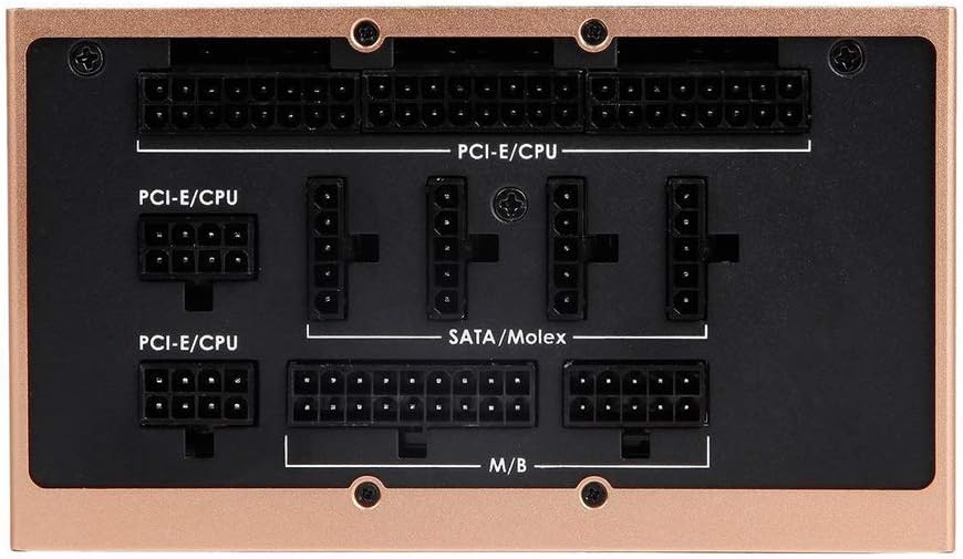 850 Watts 80 Plus Gold Modular Power Supply with 135mm Silent FDB Fan K6766