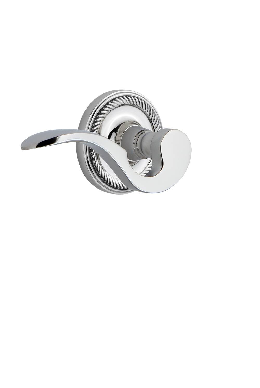 Manor Privacy Door Lever Set with Rope Bright Chrome I109397