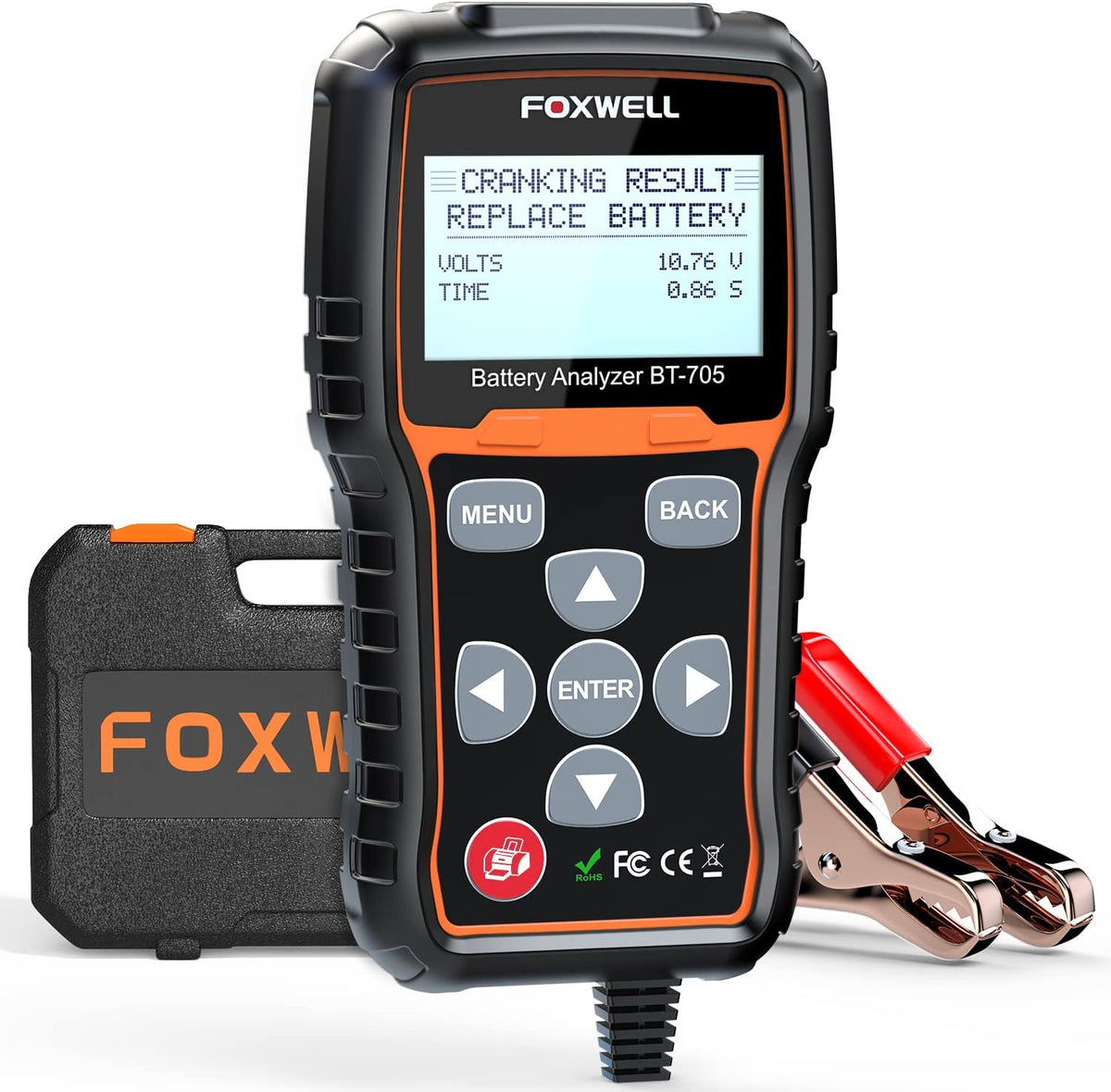 12V 24V Car Battery Tester 100-2000 CCA Diagnostic Tool R994002