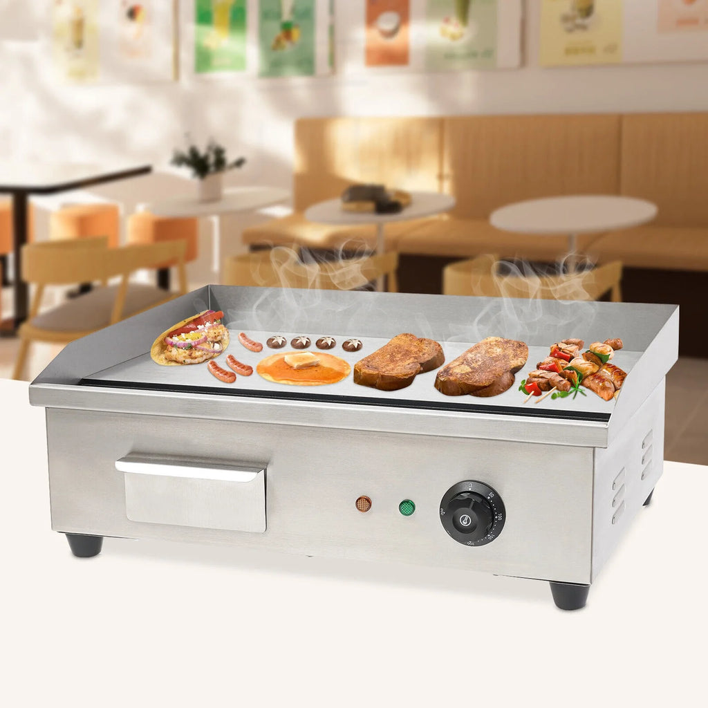 3000W Commercial Electric Griddle Cooktop Flat Top Plate W6465
