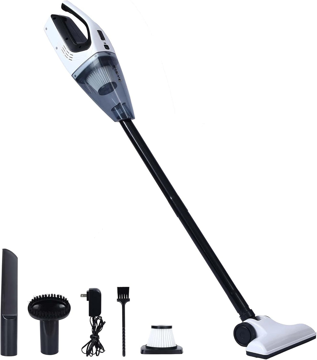 Cordless Stick Vacuum Cleaner Lightweight Handheld with Floor Brush, 5x2200mah Batteries 100W Motor Y616692