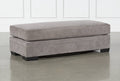 Charcoal Fabric Cocktail Ottoman A46425