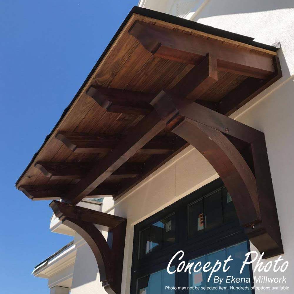 Thorton Traditional Rough Sawn Bracket, Douglas Fir H76822