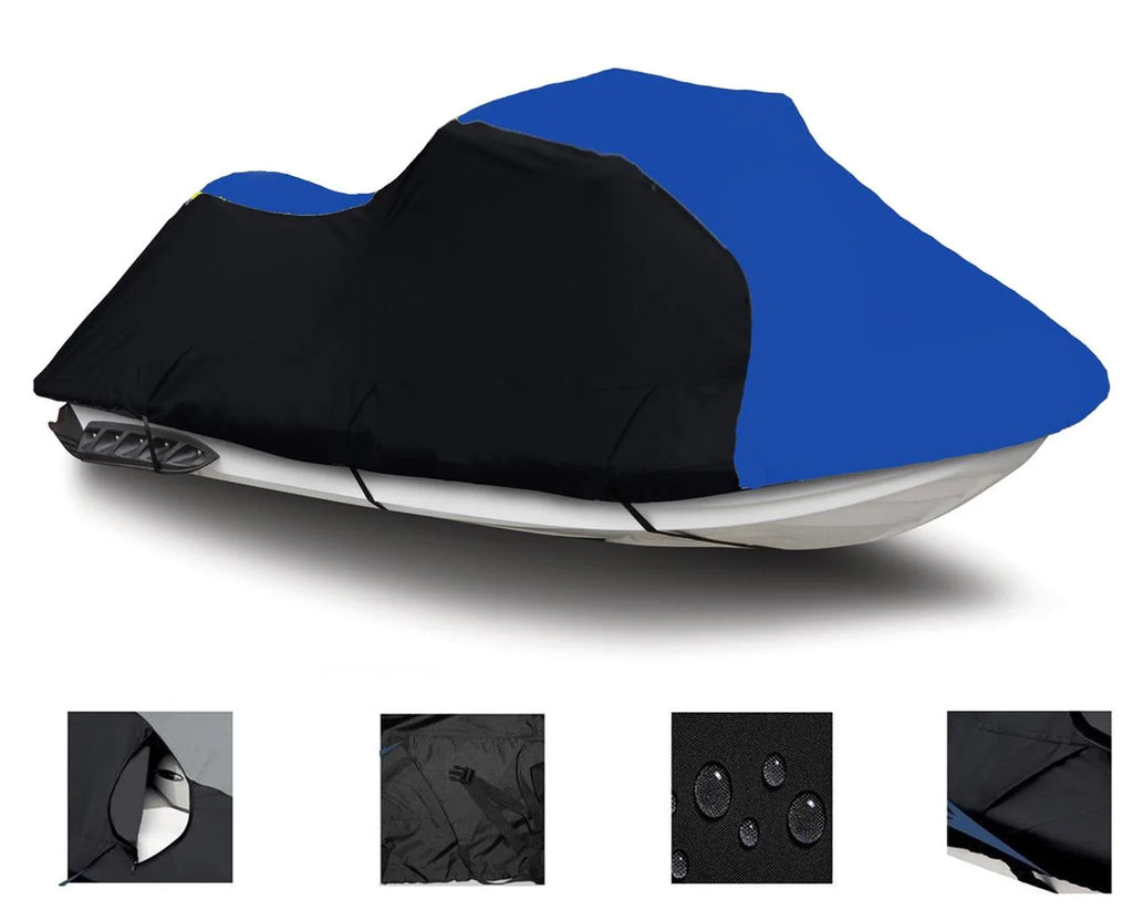 BLACK BLUE HEAVY-DUTY JET SKI PWC COVER A735582