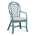 Green and Blue Stripe Arm Chair (Set of 2) X87139