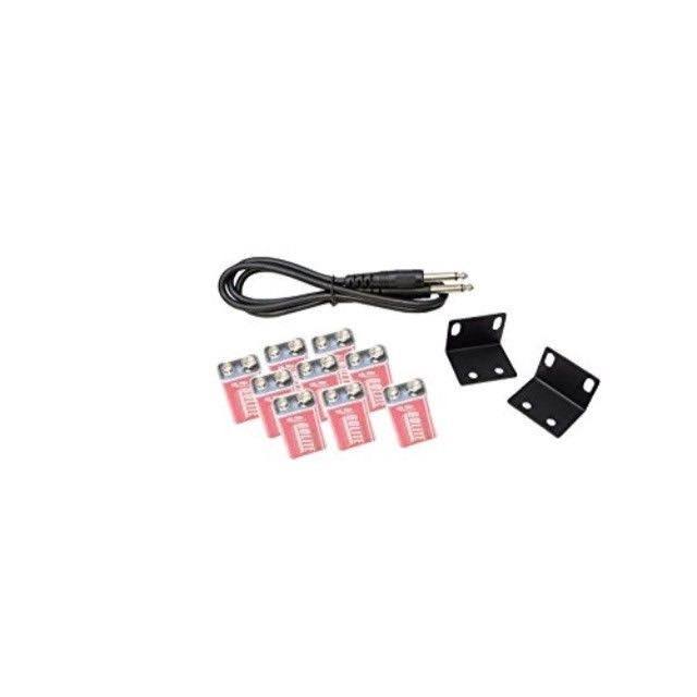 8 Channel Wireless Microphone System with 8 Clip Lavalier Lapel & 8 Headset Microphones, Receiver Base K74719