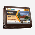 16 MIL Waterproof Tarp Cover (12' X 30', Brown) G12930