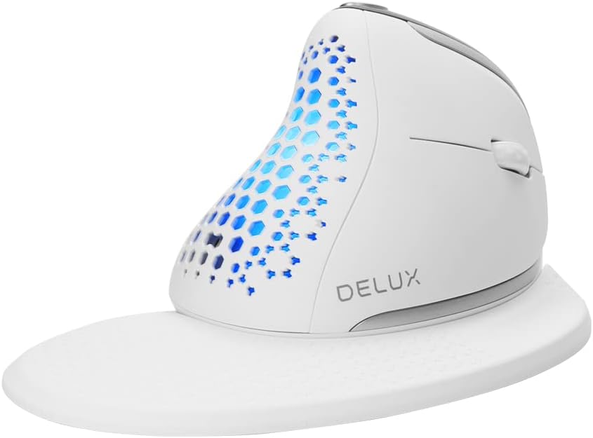 Wireless Ergonomic Vertical Mouse with OLED Screen, 7200DPI, Pack of 2 A655506