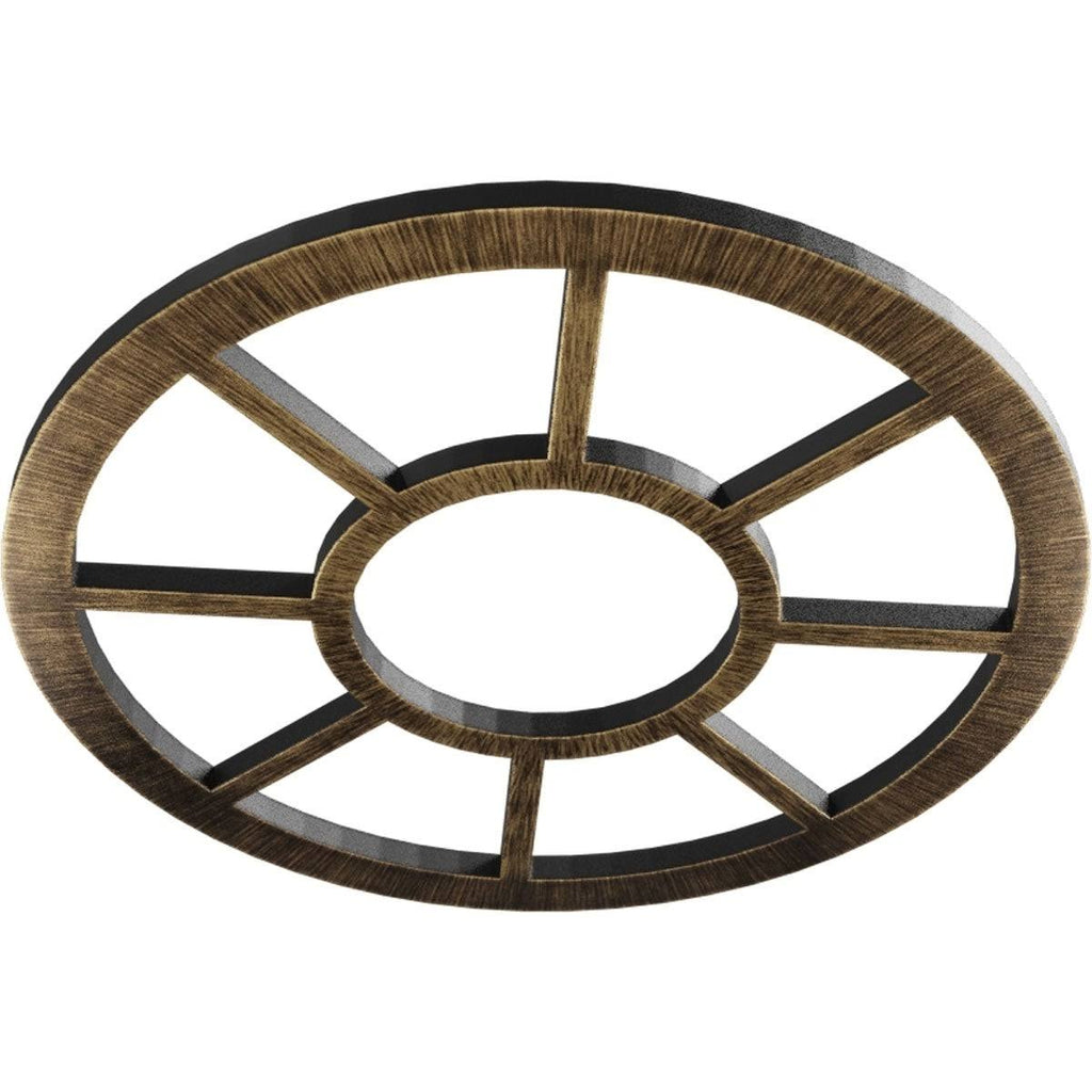 36x22OD x 13 1/8x22ID x 1x22P PVC Pierced Ceiling Medallion T745451