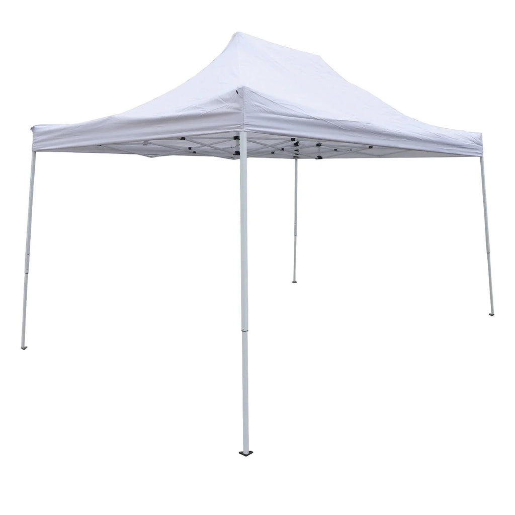 10x15 ft Pop up Canopy Carport, White O8841