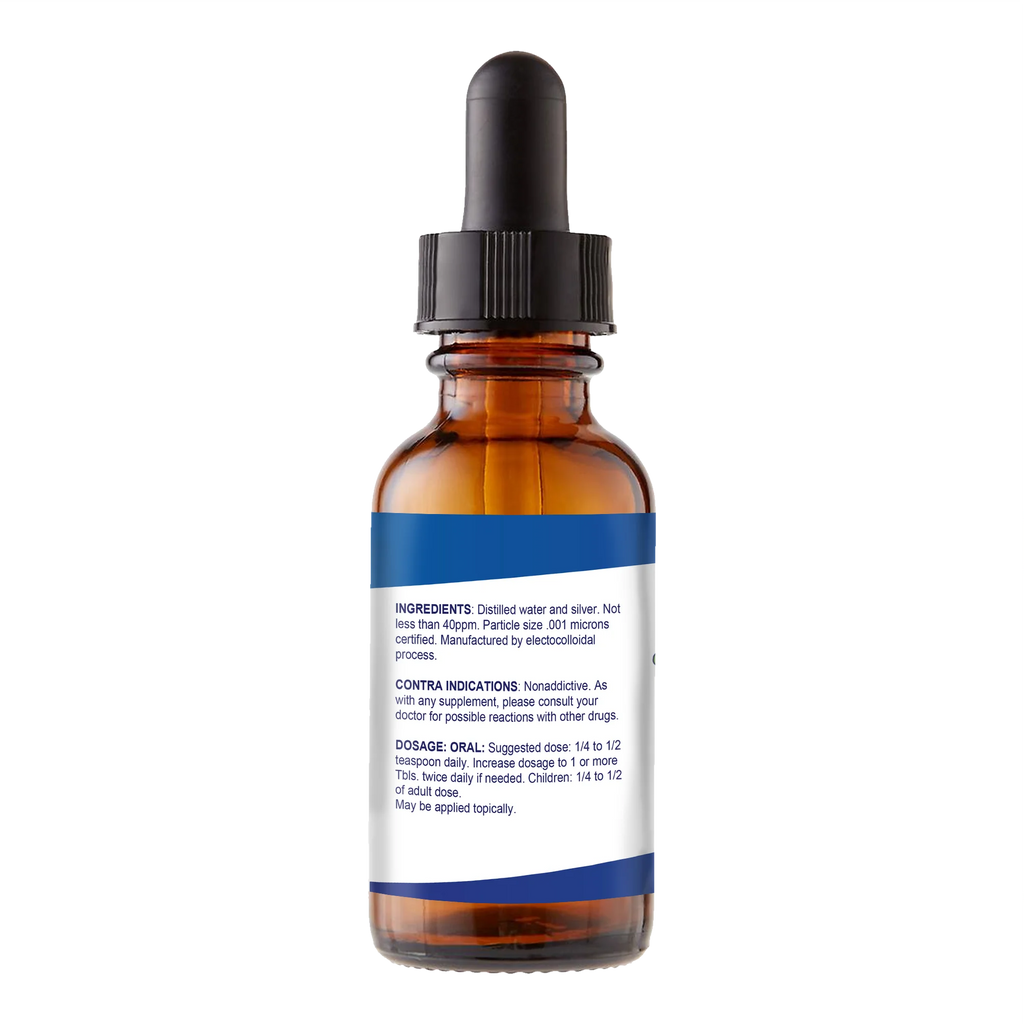 Colloidal Silver 40 Ppm 4 fl oz O5940