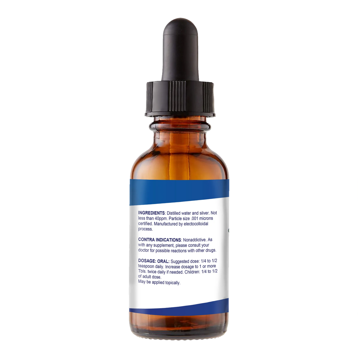 Colloidal Silver 40 Ppm 4 fl oz O5940