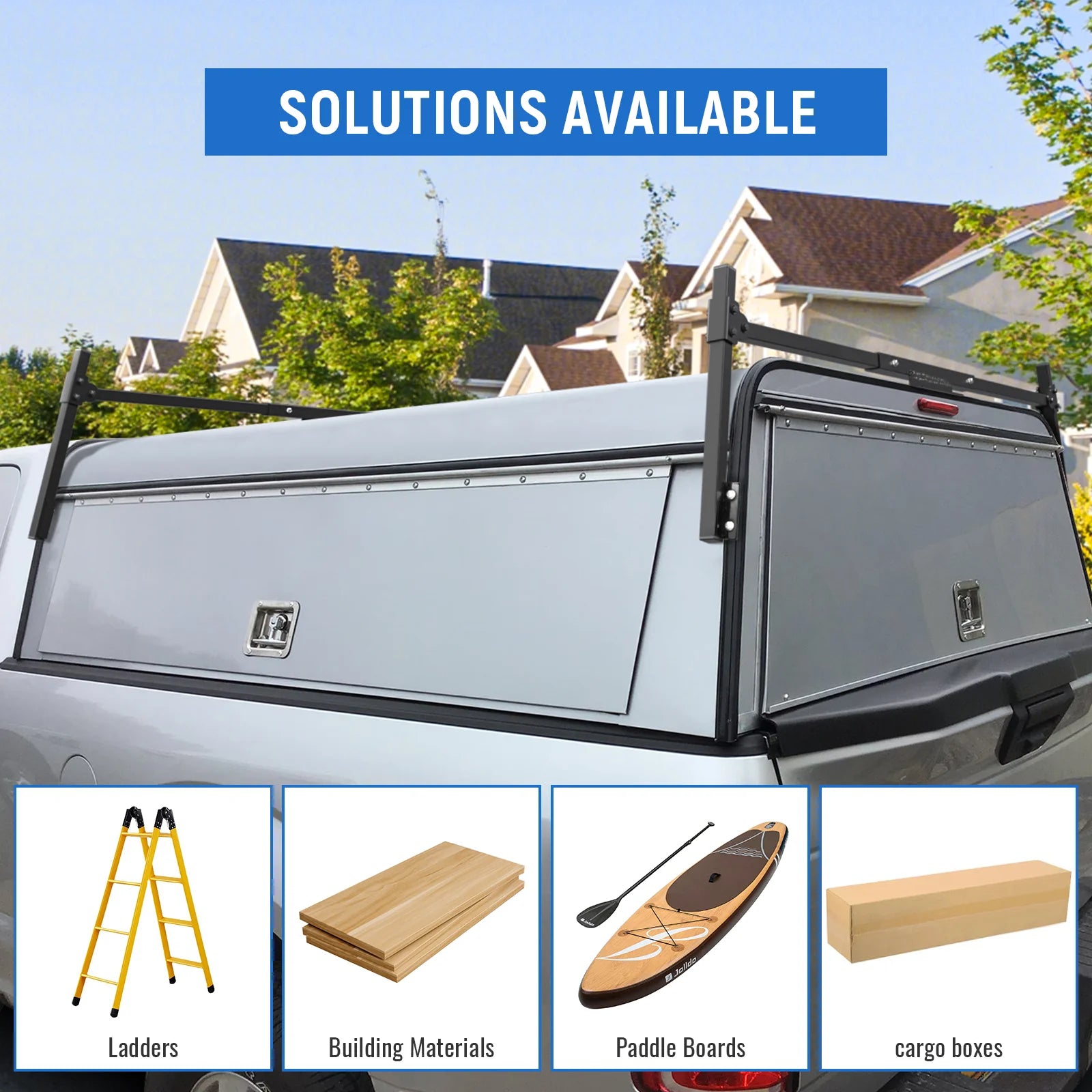 Iron Heavy Duty Truck Ladder Rack I75246