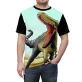 Angry Dinosaur Screamer Abstract Printed Unisex AOP Cut & Sew Tee O2334