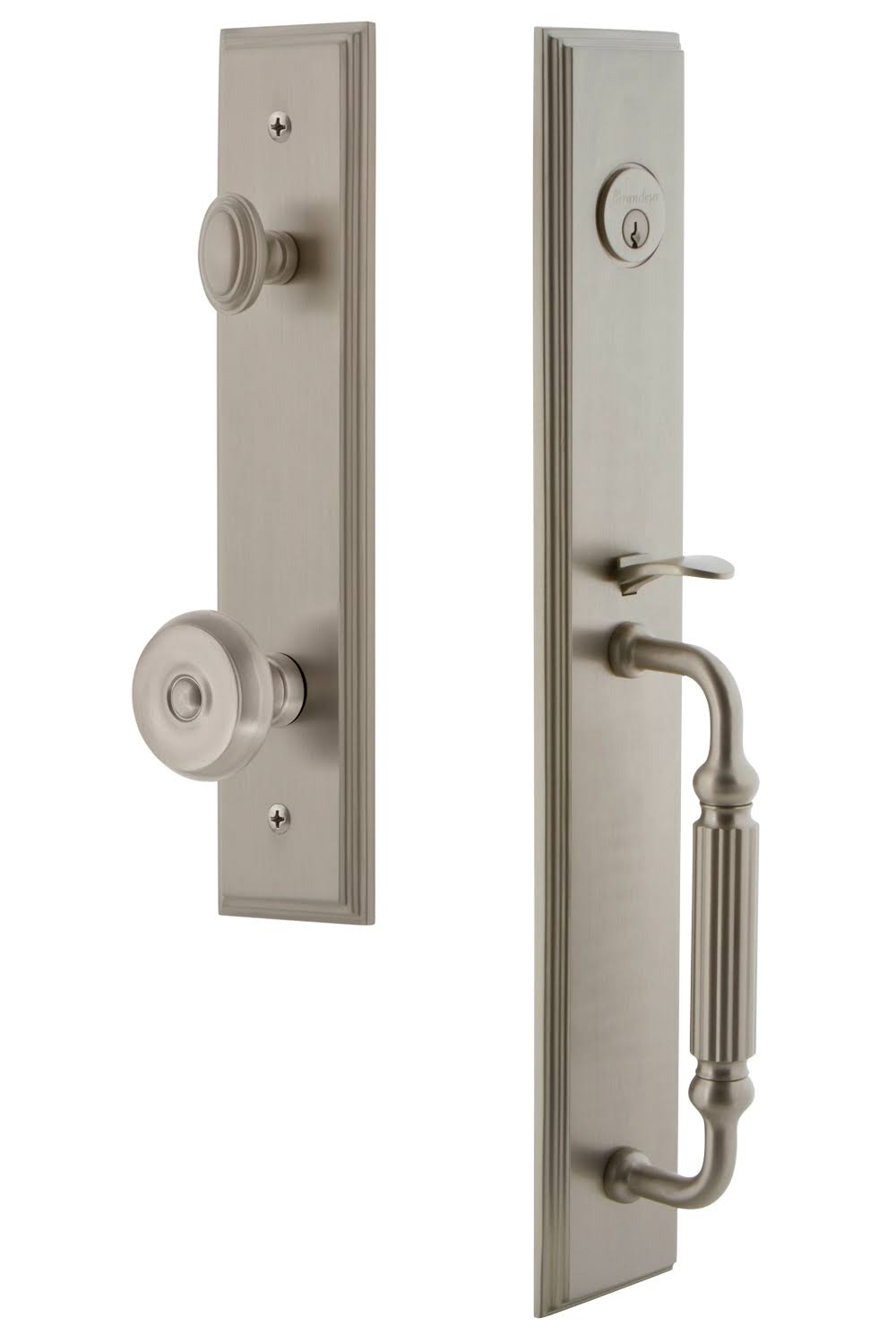 Satin Nickel One-Piece Knob B995092
