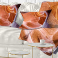 Antelope Canyon Inside View Landscape Photography Throw Pillow S3757