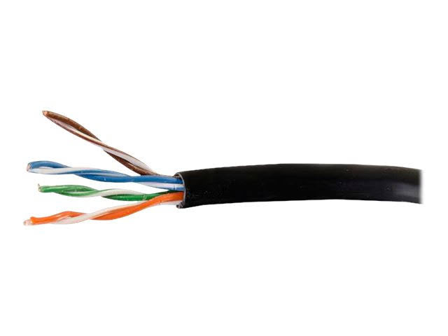 Bulk Cable CAT 5e UTP 499 ft Black Y9405