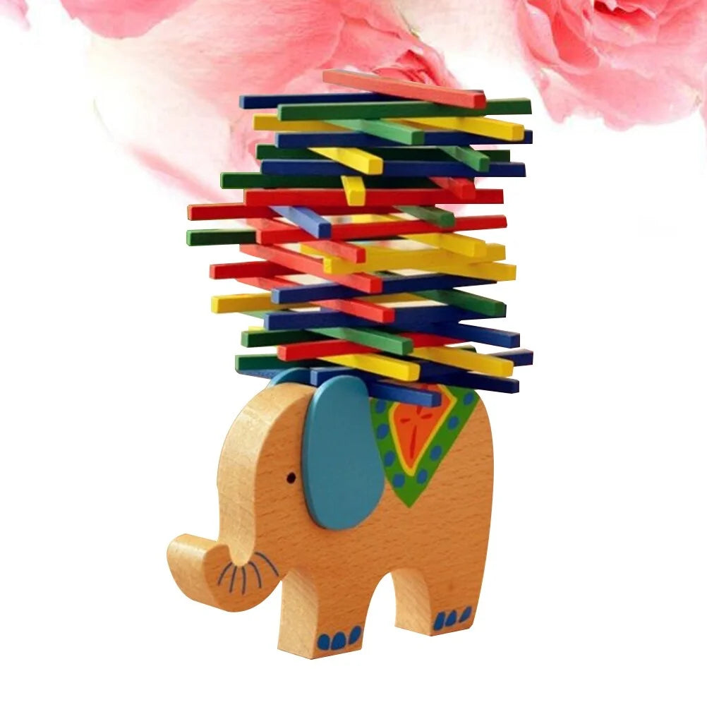 Wooden Stackable Building Blocks Educational Toys B526