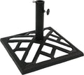 Cast Iron 17-Inch Square Patio Umbrella Base P2574