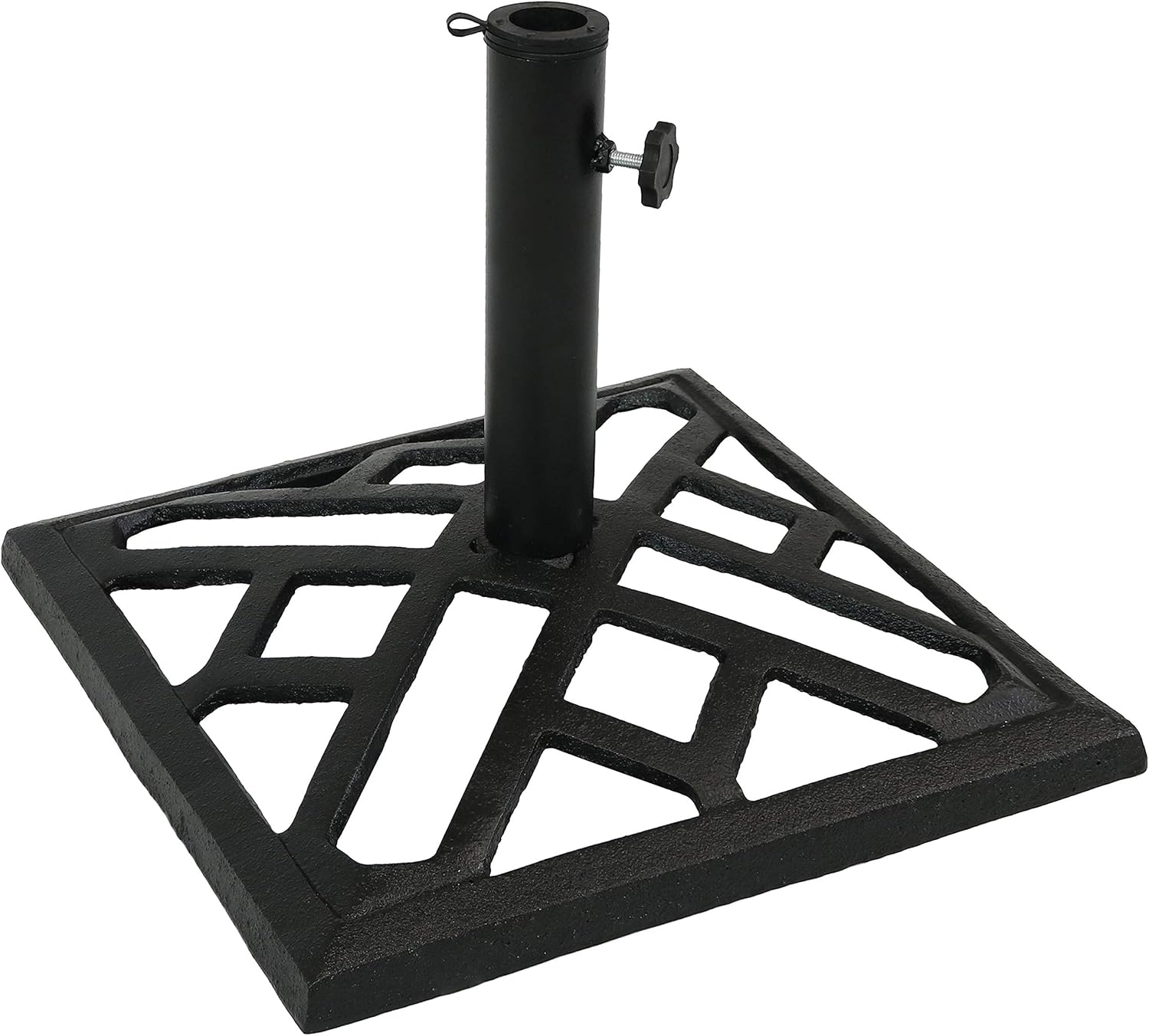 Cast Iron 17-Inch Square Patio Umbrella Base P2574