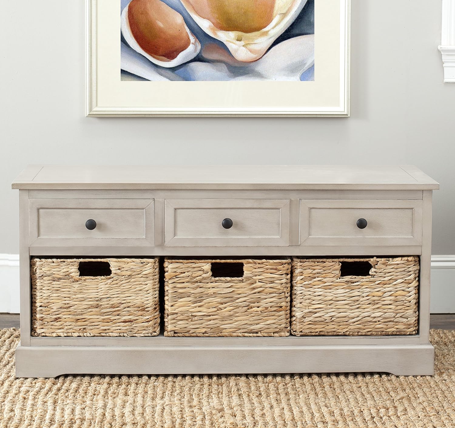 Red 3-Drawer Storage Unit P602