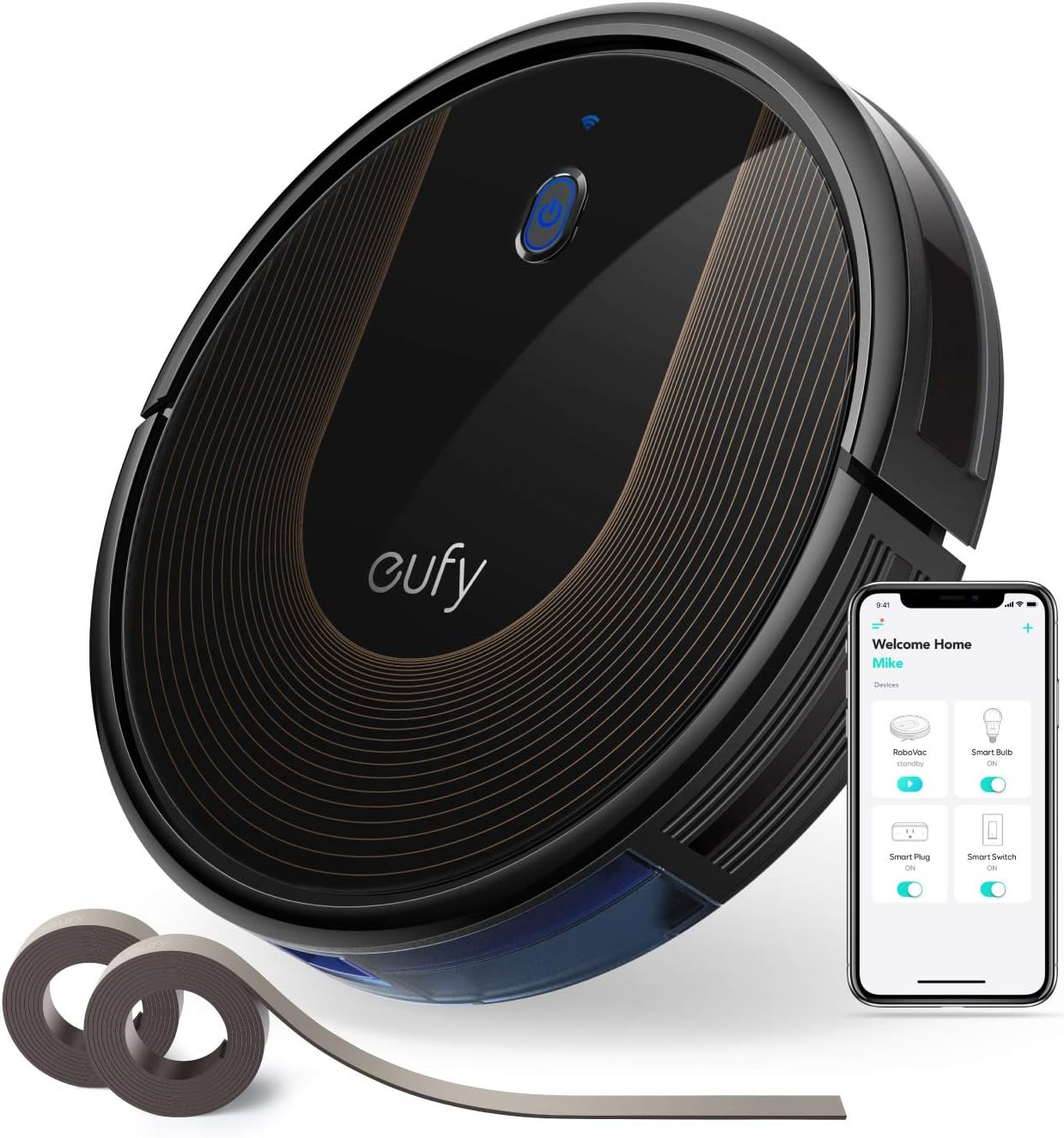 Refurbished Robot Vacuum Cleaner with Wi-Fi, Boundary Strips Included Q703