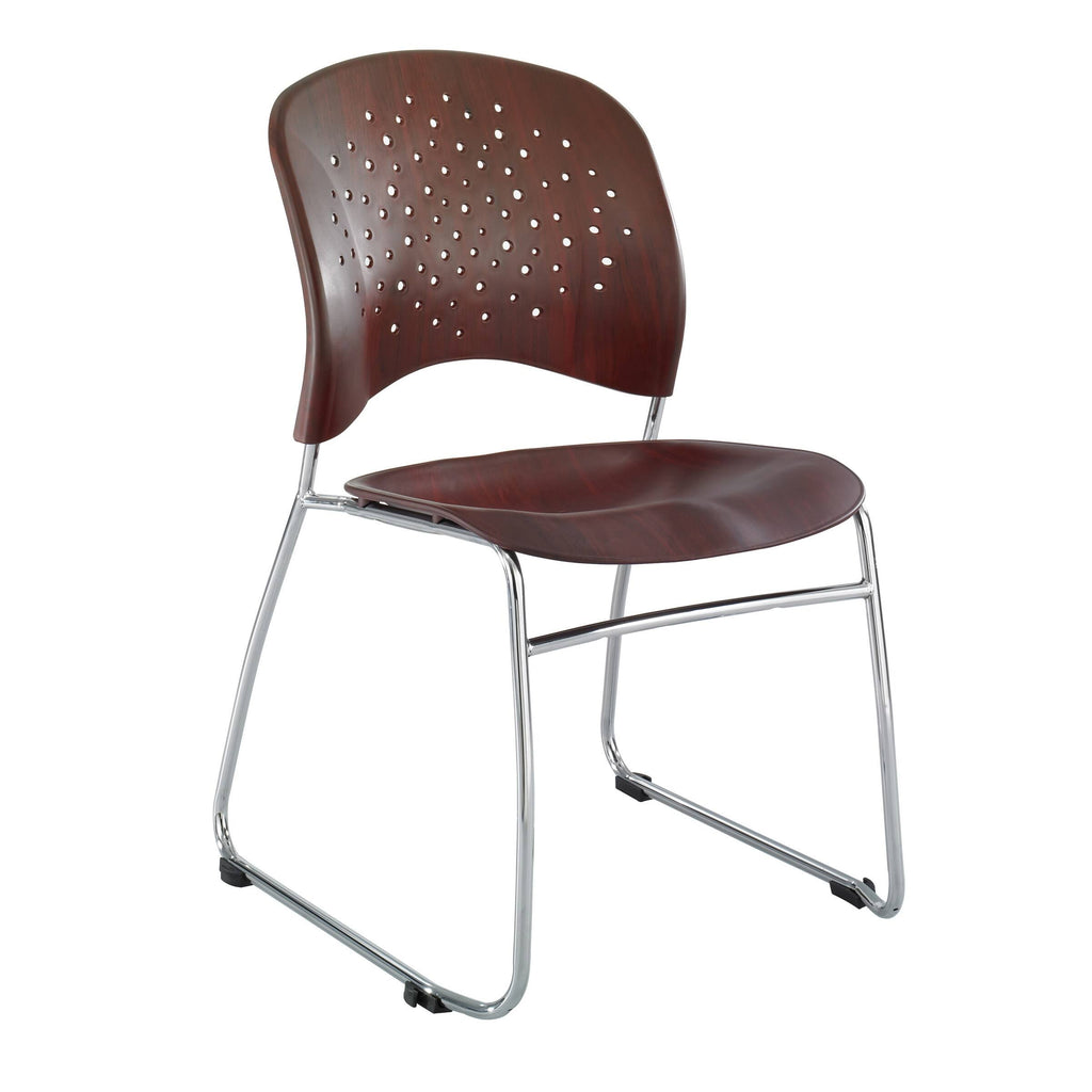 Plastic Wood Back Guest Chair F553