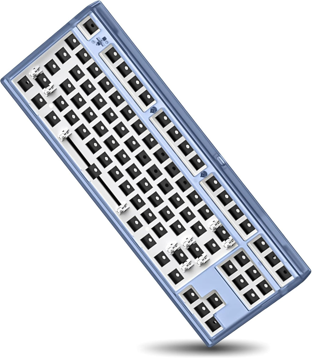 Pink 87 Keys RGB Modular Mechanical Keyboard DIY Kit T79413
