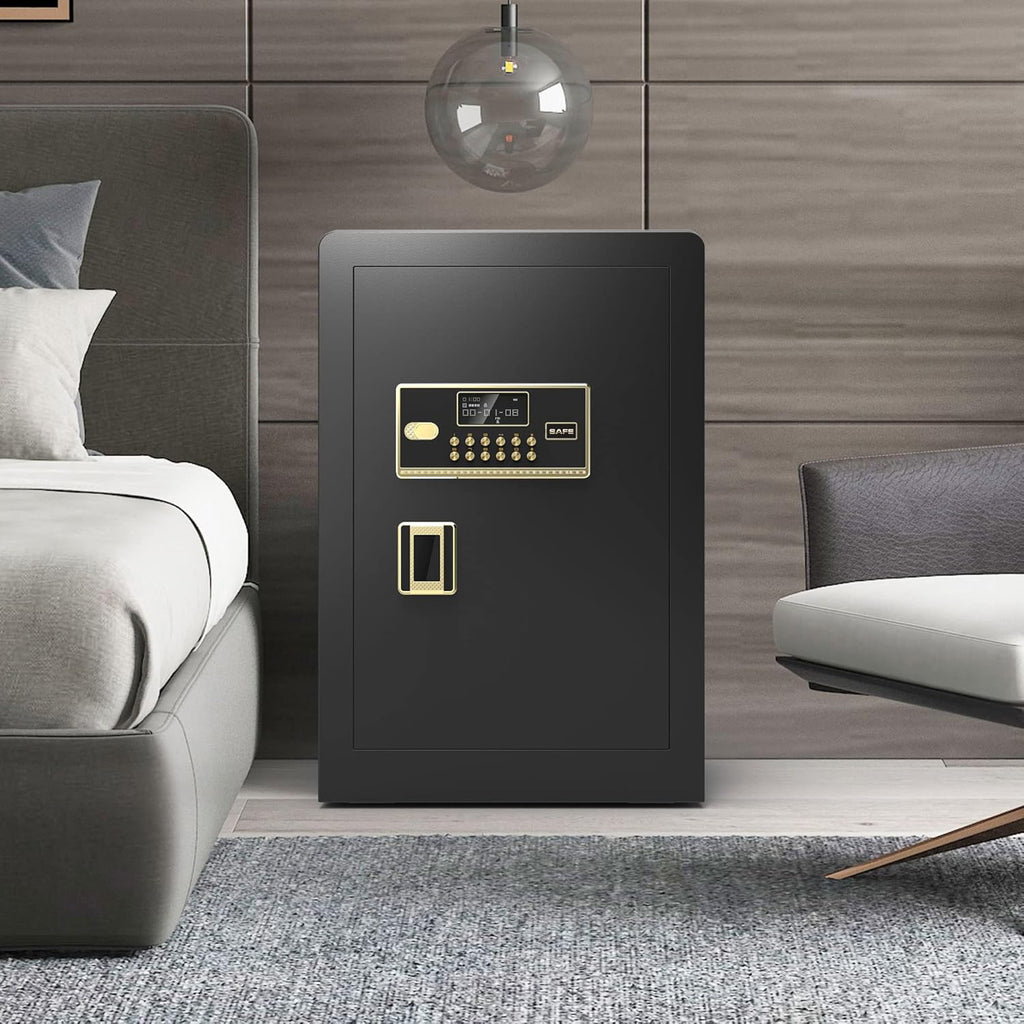 Black 2.04 Cubic Feet Digital Keypad Safe Box U44125