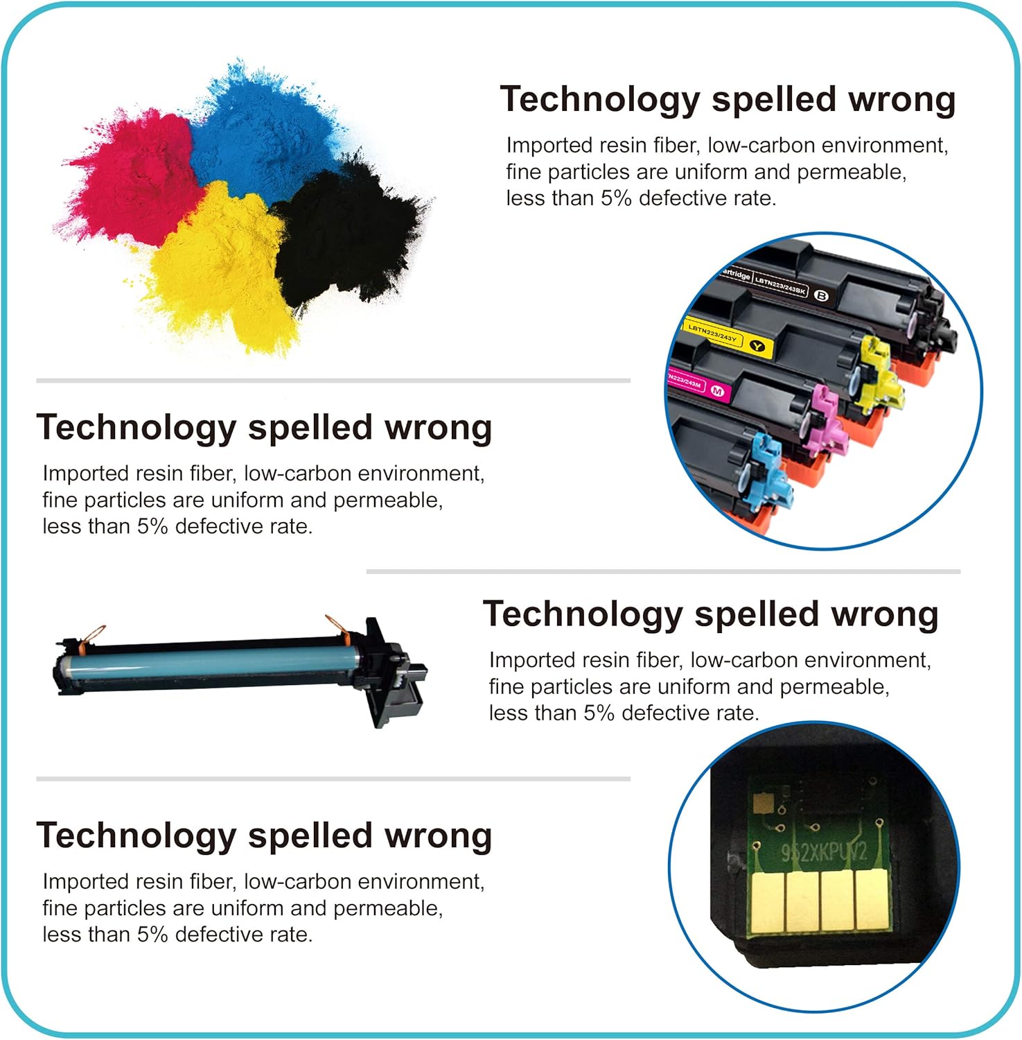 4-Pack TN-850 Toner Cartridge, 8,000 Pages, Pack of 2 Q809