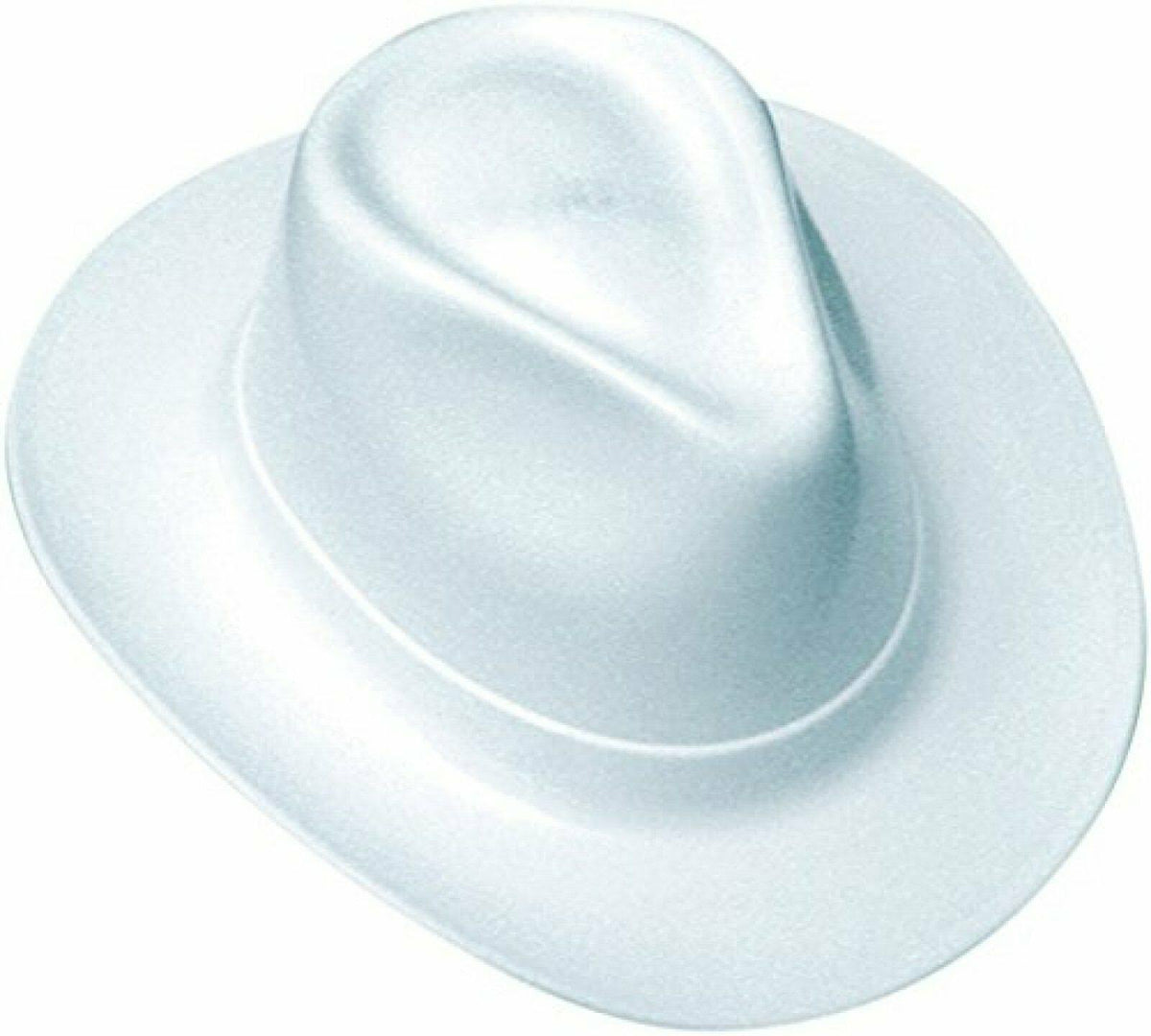 White Ratchet Suspension Cowboy Hard Hat R823