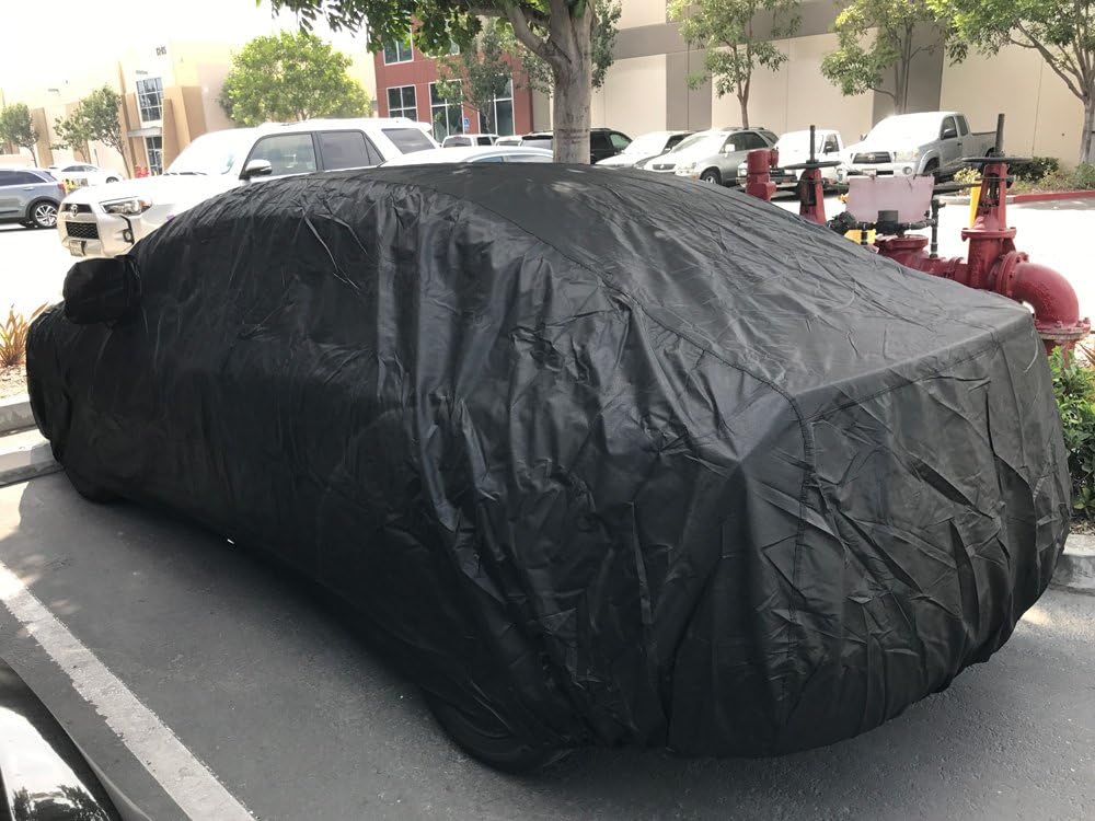 Car Cover Black Pack of 2 D800278