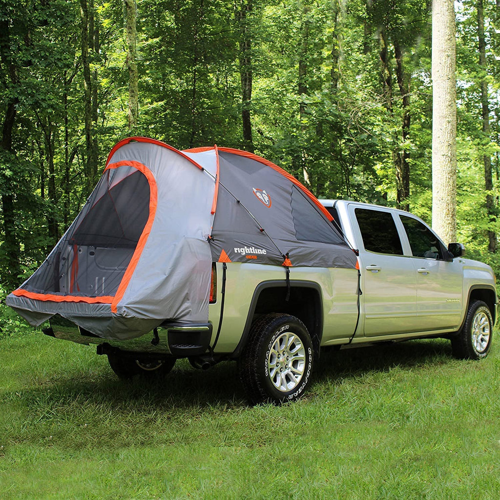Truck Tent, Air Mattress, and Weather Radio Bundle for Pickup Truck Bed Camping E31090