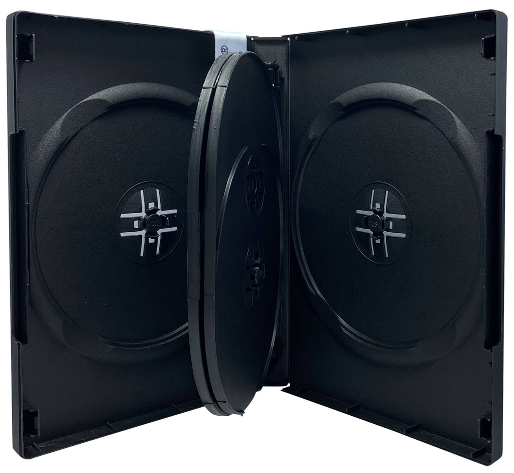 Black 6 Disc DVD Cases X4450