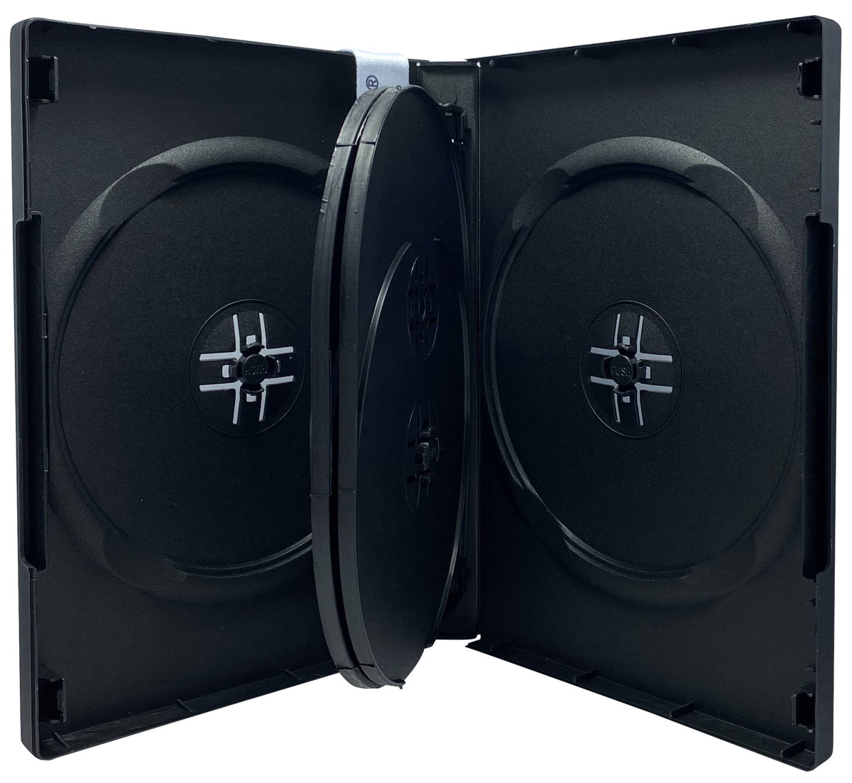 Black 6 Disc DVD Cases X4450