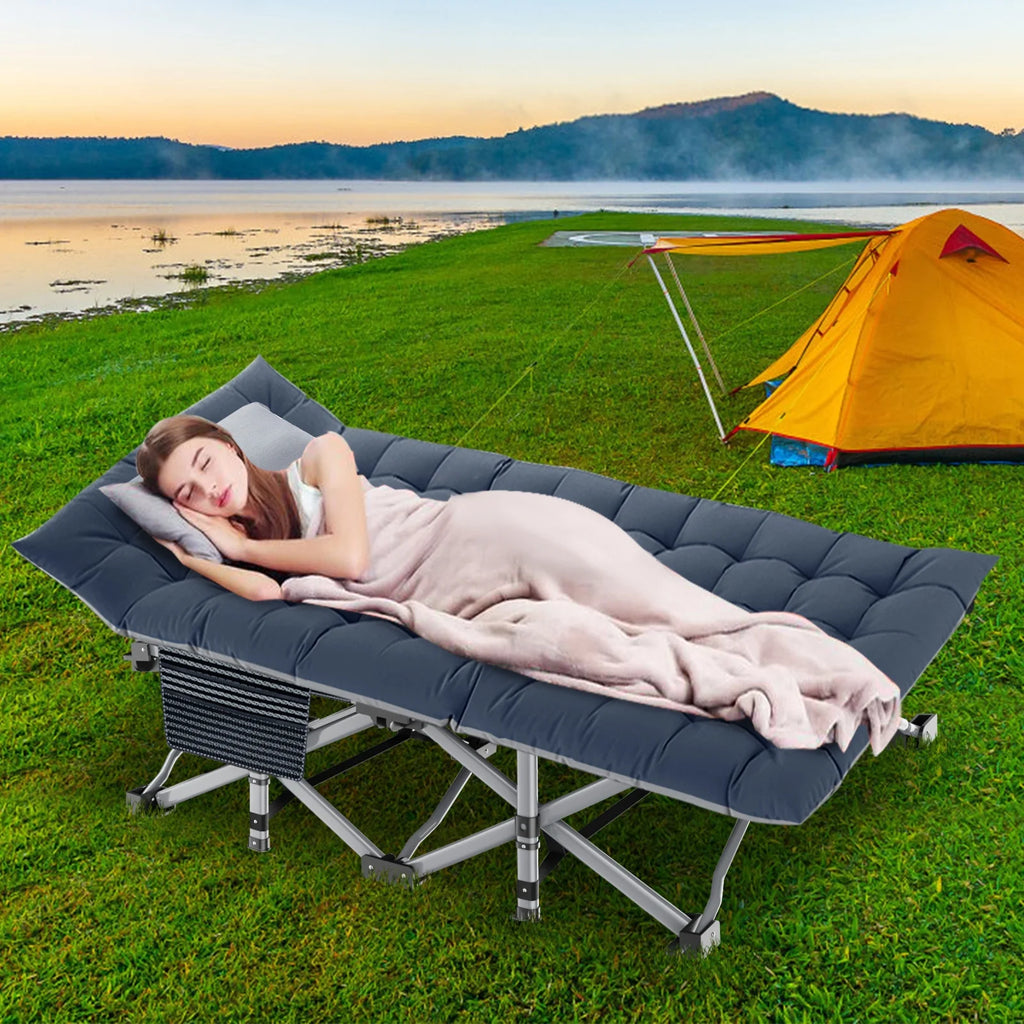 Folding Bed Cot with Carry Bag & Mattress X520