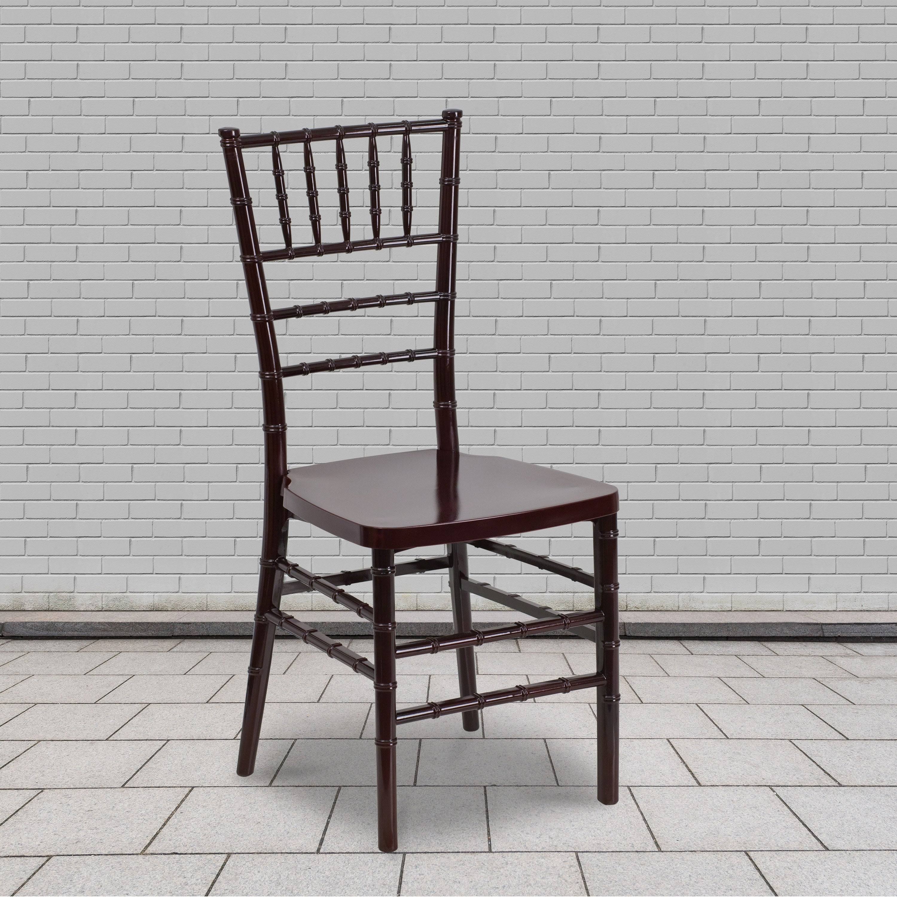 2 Pack Resin Stacking Chiavari Chair J71835