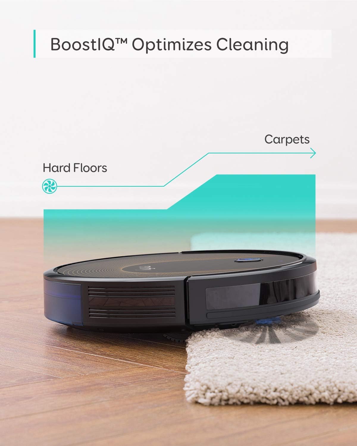 Refurbished Robot Vacuum Cleaner with Wi-Fi, Boundary Strips Included Q703