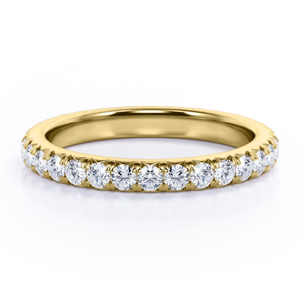 10K Yellow Gold Diamond Stackable Ring F9275