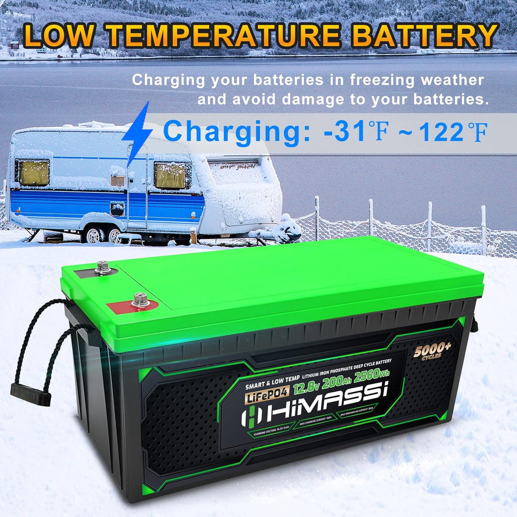 12v 200ah Bluetooth Lithium Iron Phosphate Battery U1364
