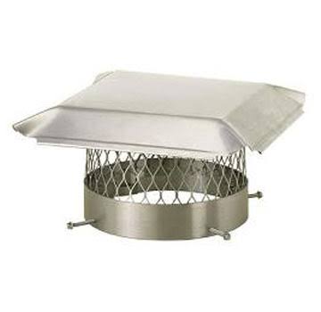 Stainless Steel Chimney Cap 12 OD Bolt-On Single Flue Y237