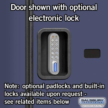 Blue Wood Locker F48761